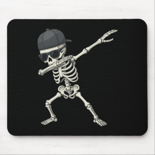 Mousepad Dabbing Skeleton Pirate Halloween Kids Jolly Roger