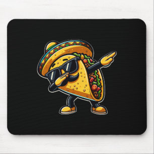 Mousepad Dabbing Taco Cinco De Mayo Funny Pais Mexicanos D