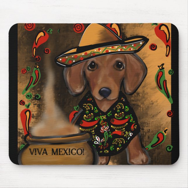 Mousepad Dachshund (Frente)