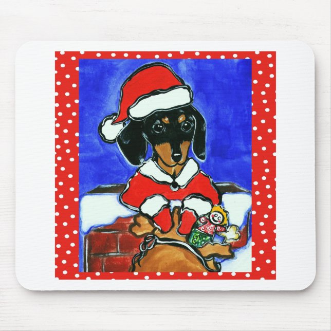 Mousepad Dachshund de Natal (Frente)
