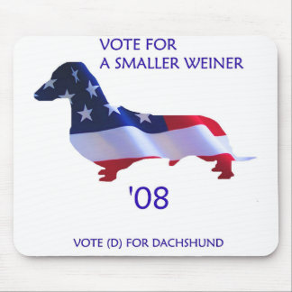 Mousepad Dachshund do americano do VOTO