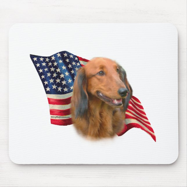 Mousepad Dachshund Flag (Frente)