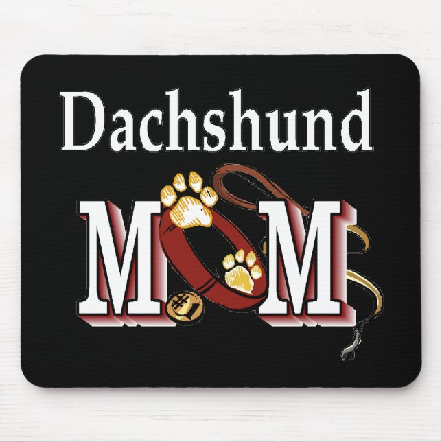 Mousepad Dachshund Mãe Gifts (Frente)