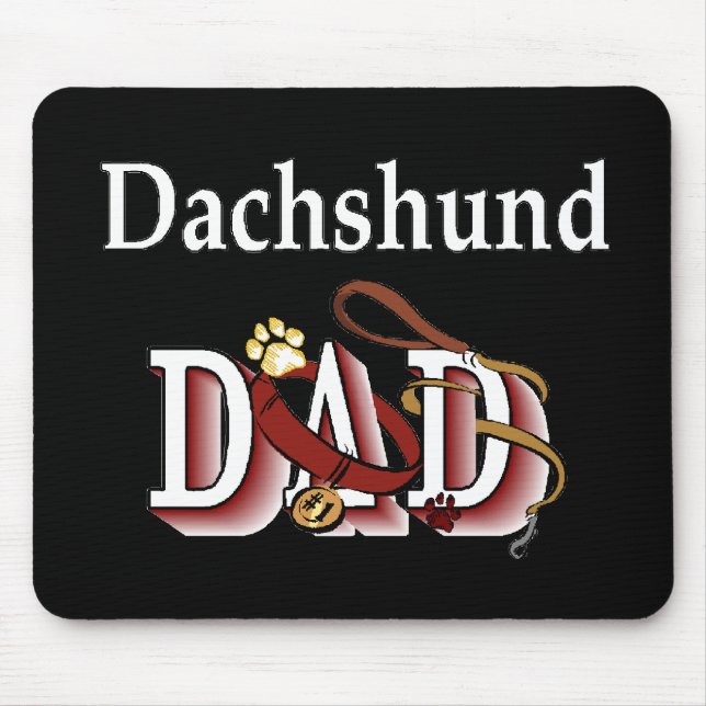 Mousepad Dachshund PAI Gifts (Frente)