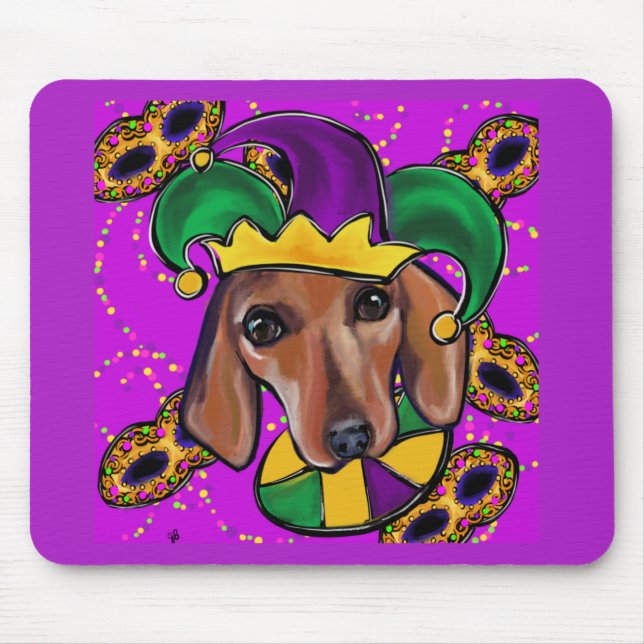 MOUSEPAD DACHSHUND VERMELHO     (Frente)