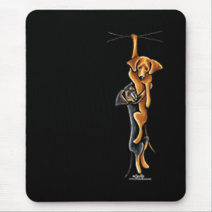 Mousepad Dachshunds Clingy