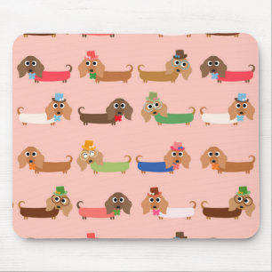 Mousepad Dachshunds engraçados