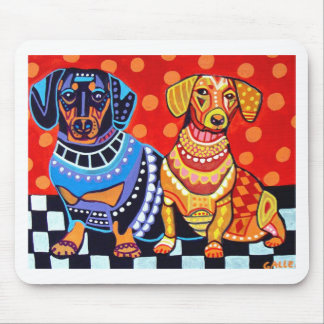 Mousepad Dachshunds pela urze Galler