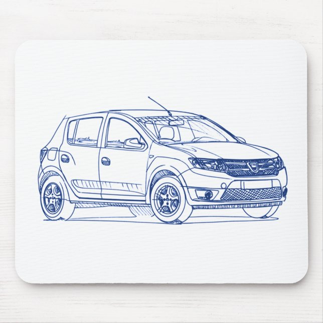 Mousepad Dacia Sandero 2013 (Frente)