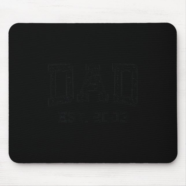 Mousepad Dad Est 2003 Dad D Husband Father Grandpa  (Frente)