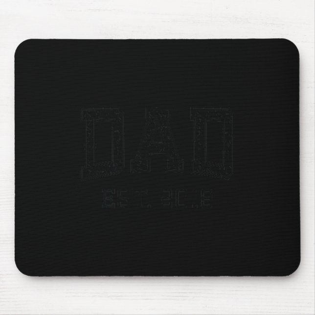 Mousepad Dad Est 2018 Dad D Husband Father Grandpa  (Frente)