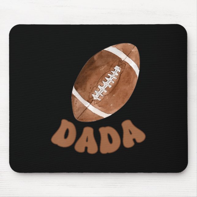 Mousepad Dada Of The 1 Year Old Football First Birthday Boy (Frente)