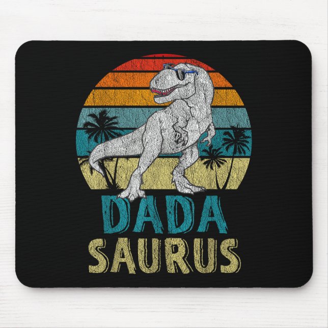 Mousepad Dadasaurus T Rex Dinossauro Dada Saurus Família Co (Frente)