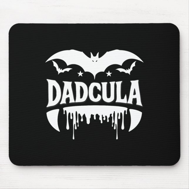 Mousepad Dadcula Halloween Bat Vampire Presas Fluindo Efeit (Frente)