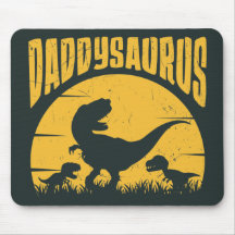 Daddysaurus Dinossauros Pai Papai Preto Amarelo