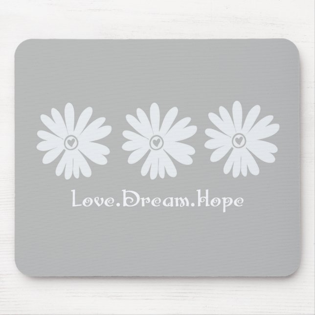 Mousepad Daisies Inspiracionais (Frente)