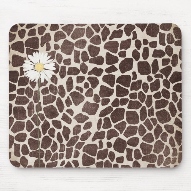 Mousepad Daisy em Giraffe Impressão (Frente)