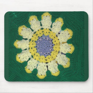 Mousepad - Daisy in Crochet