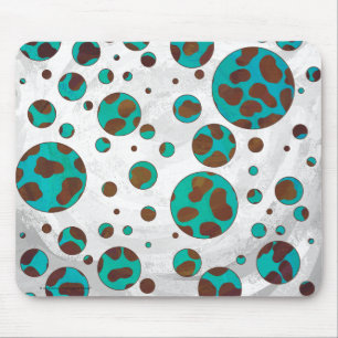 Mousepad Dalmácia Brown e Teal Impressão