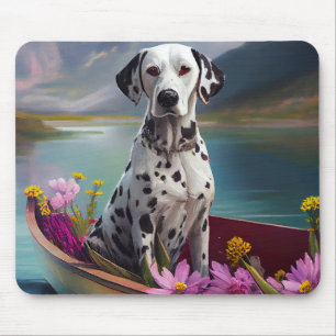 Mousepad Dálmata em um Remo: Uma Aventura Cênica