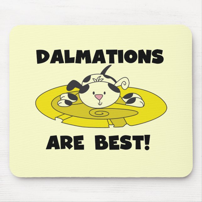 Mousepad Dalmations é os melhores t-shirt e presentes (Frente)