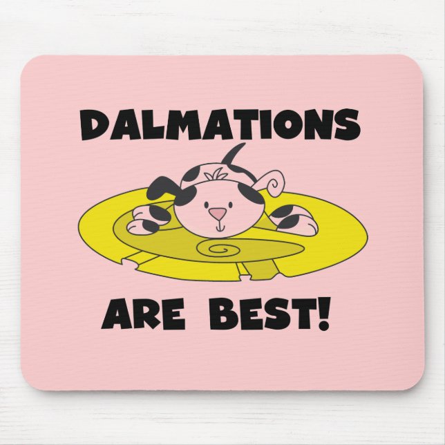 Mousepad Dalmations é os melhores t-shirt e presentes (Frente)