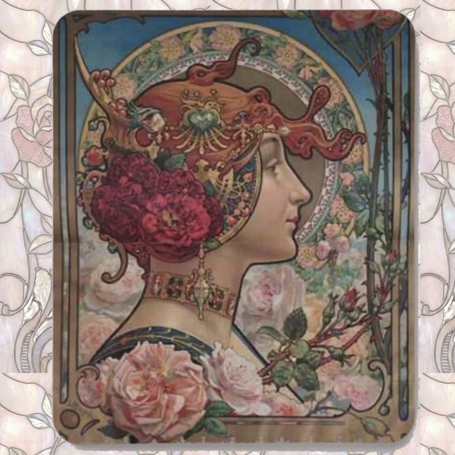 Mousepad Dama das rosas (Criador carregado)