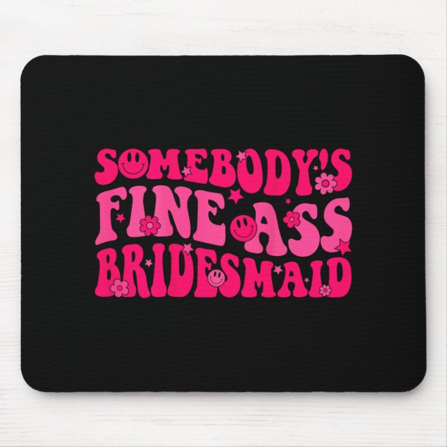 Mousepad Dama de Honra Esquadrão da Noiva Churrasco da Noiv (Frente)