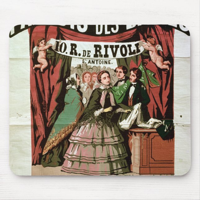 Mousepad Damas do DES de Paradis do Au da propaganda de (Frente)