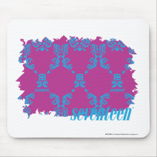 Mousepad Damasco 2 Aqua-Roxos
