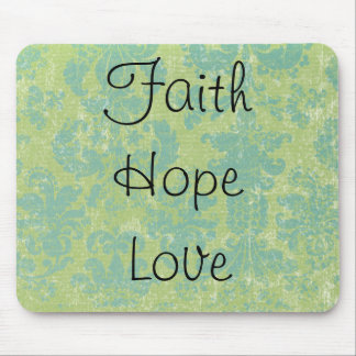 Mousepad Damasco afligido FaithHopeLove