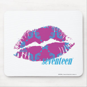 Mousepad Damasco Aqua-Roxo