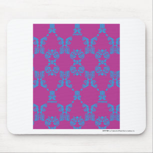 Mousepad Damasco Aqua-Roxo