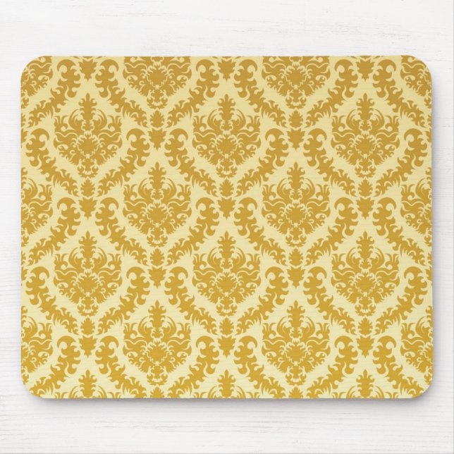Mousepad Damasco Dourado (Frente)
