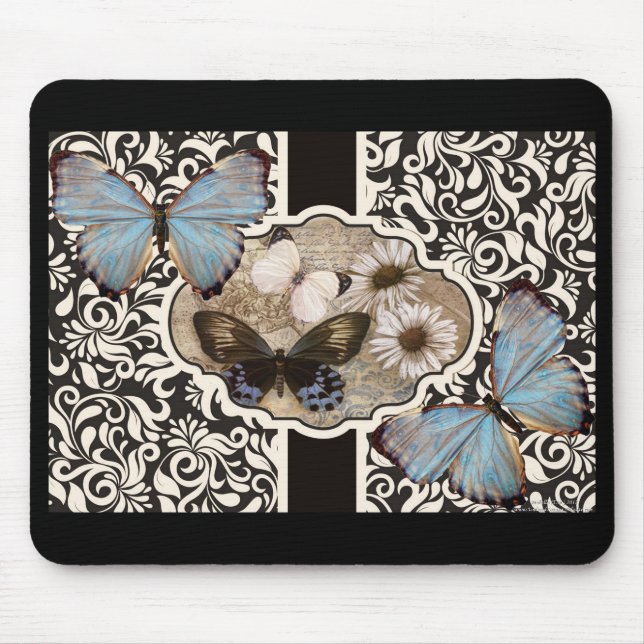 Mousepad Damasco e Azul (Frente)