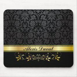 Mousepad Damasco preto