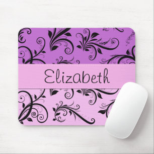 Mousepad Damasco Puro, Damasco Rosa, Seu Nome