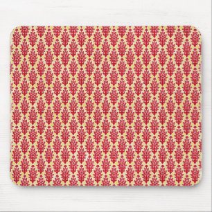 Mousepad damask07-vermelhoamarelo DAMASCO VERMELHO AMARELO