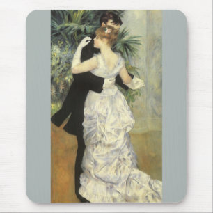 Mousepad Dança da cidade por Pierre Renoir, belas artes do