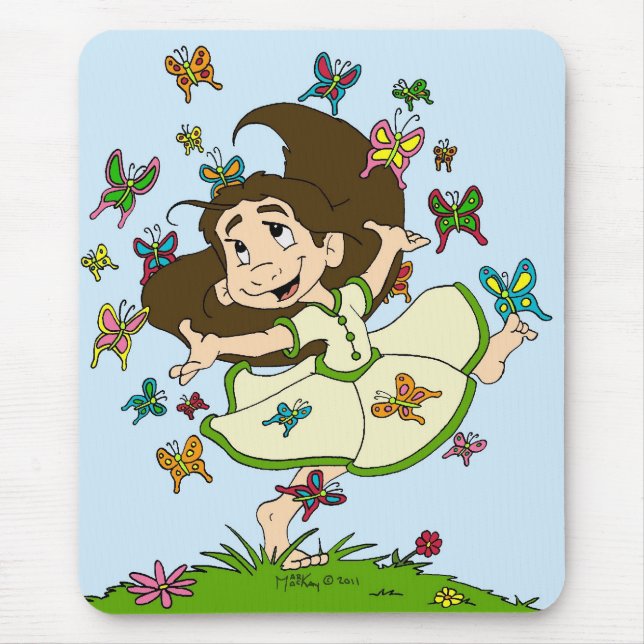 Mousepad Dança das borboletas (Frente)