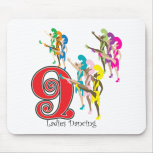 Mousepad Dança de 9 senhoras