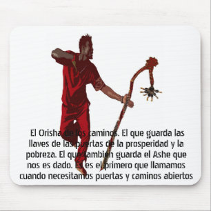 MOUSEPAD DANÇA DE ELEGGUA POR LIZ LOZ