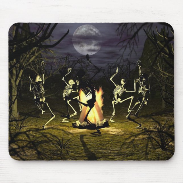 Mousepad Dança de esqueleto (Frente)