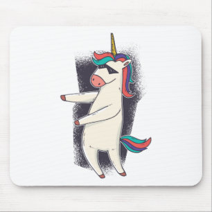 Mousepad Dança de Floss do unicórnio