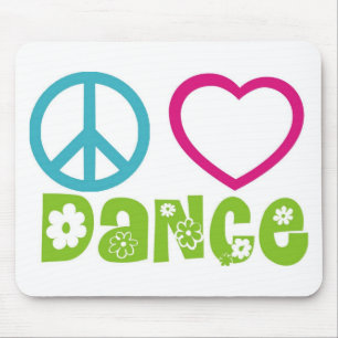Mousepad Dança do amor da paz