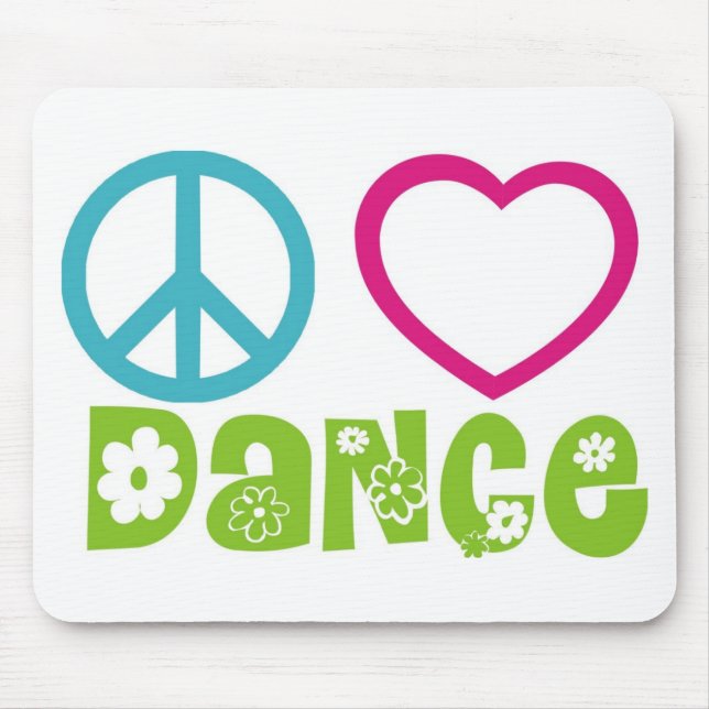 Mousepad Dança do amor da paz (Frente)