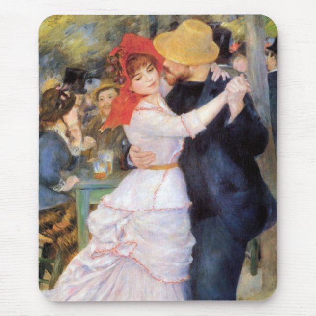 Mousepad Dança em Bougal - Impressionista Renoir (Frente)