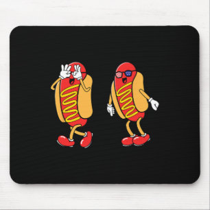 Mousepad Dança Hot Dog Griddy Hotdog 4 De Julho Meninos Cri