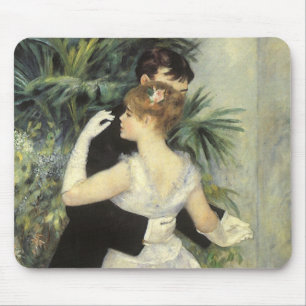 Mousepad Dança na Cidade de Pierre Renoir, Arte Fina Vintag