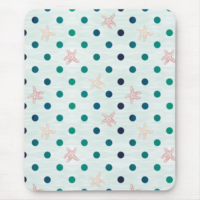 Mousepad Dança Pontilhada da Estrela do Mar (Frente)